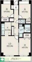 目黒本町マンションの物件間取画像